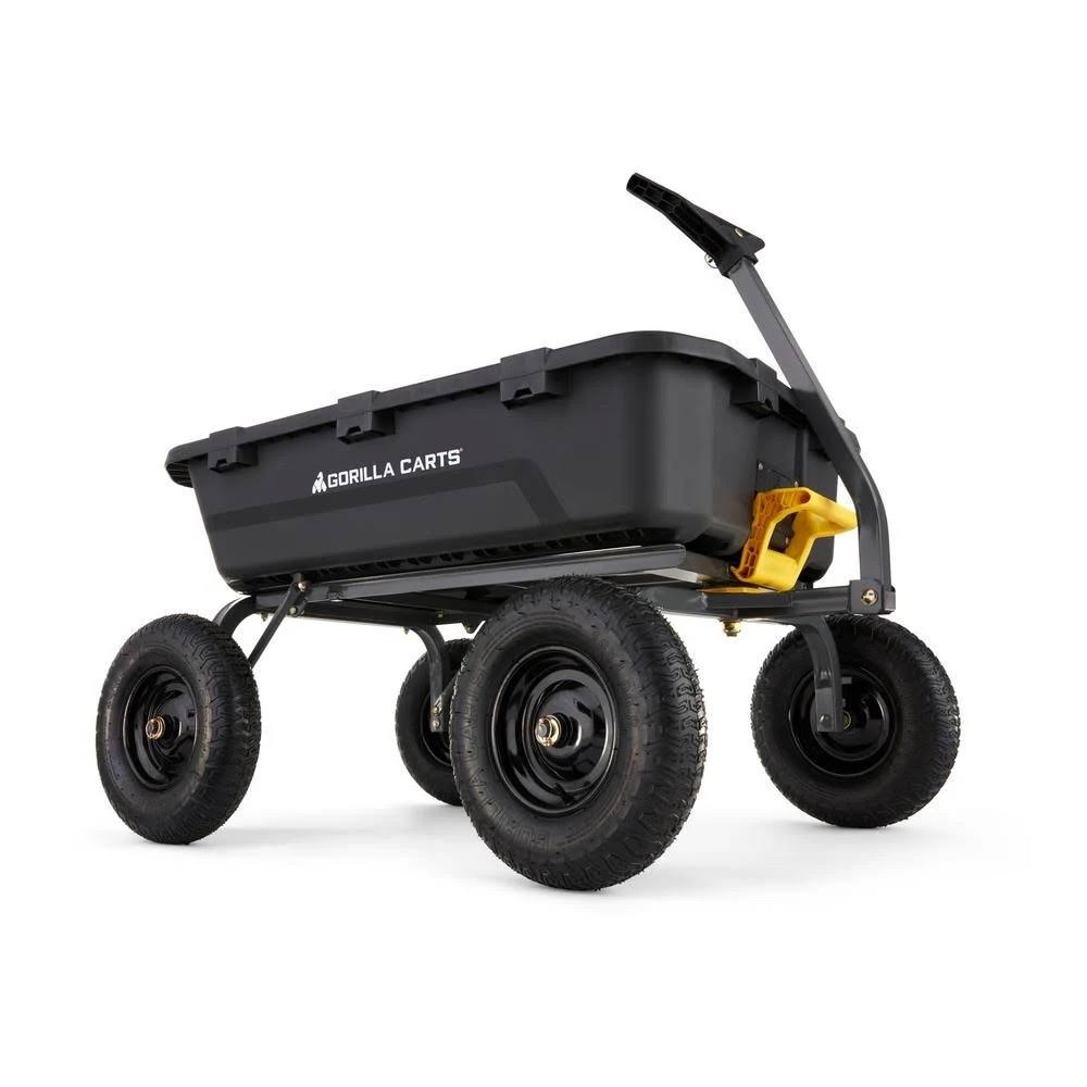 Gorilla Carts 12 Cu. ft. Poly Dump Cart, GCG-12
