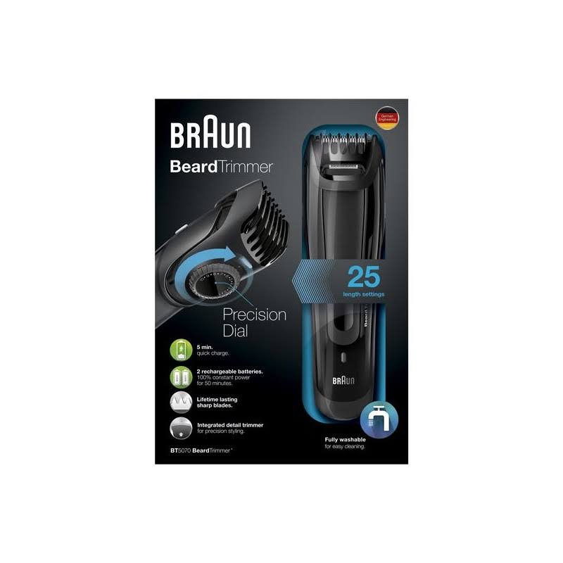 Braun Black Beard Trimmer Bt5070 - Image 4