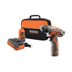 Ridgid R82005K 12-Volt Lithium-Ion 3/8×22 Cordless 2-Speed Drill Kit