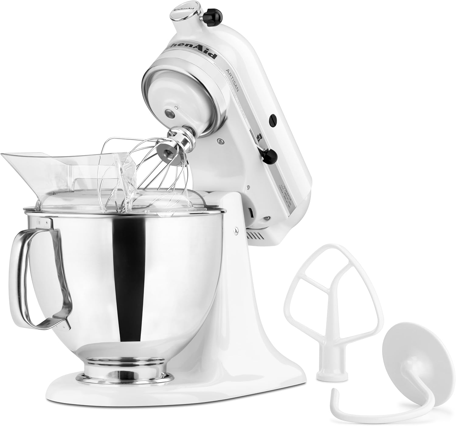 KitchenAid Artisan Series 5 Quart Tilt Head Stand Mixer with Pouring Shield KSM150PS, Cast Iron - Image 135