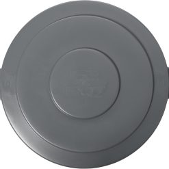 Alternative view of Rubbermaid Commercial FG265400GRAY BRUTE Heavy-Duty Round Waste/Utility Container, 55-gallon Lid ONLY, Gray