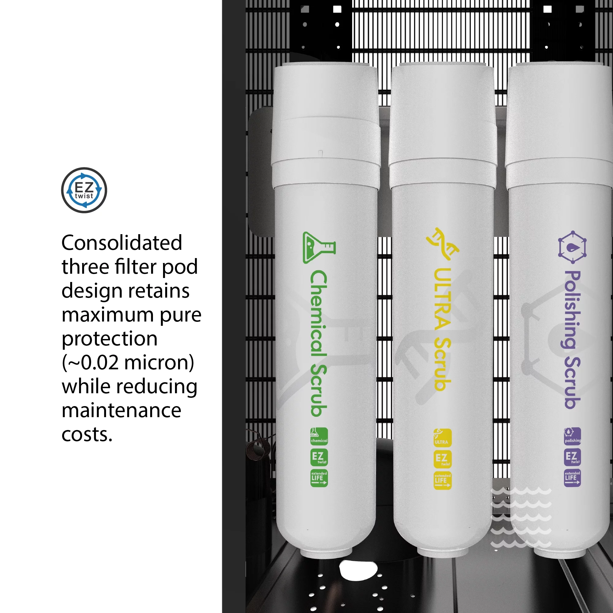 Drinkpod Self Cleaning Bottleless Water Cooler Dispenser, UL/NSF, Full Size - Image 7