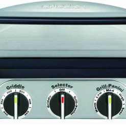 Alternative view of Cuisinart 5-in-1 Grill Griddler Panini Maker Bundle with Waffle Attachment (GR-4N) – Includes Grill and Waffle Plates