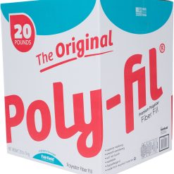 Poly-Fil Premium 100% Polyester Fiberfill – 20 lb. Box