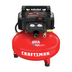 Alternative view of Craftsman 6 Gallon Pancake Air Compressor, Oil-Free, 150 PSI, Portable with Accessory Kit