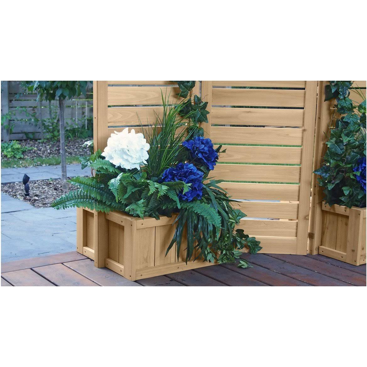 Yardistry Fusion Privacy Screen with Planters - Image 8