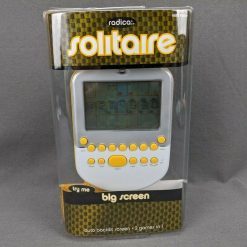 Alternative view of Radica Big Screen Solitaire Electronic Handheld Game 2008 Yellow White