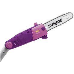 Alternative view of Sun Joe Swj803e-prp 10×22 Purple Electric Multi-Angle Pole Chain Saw