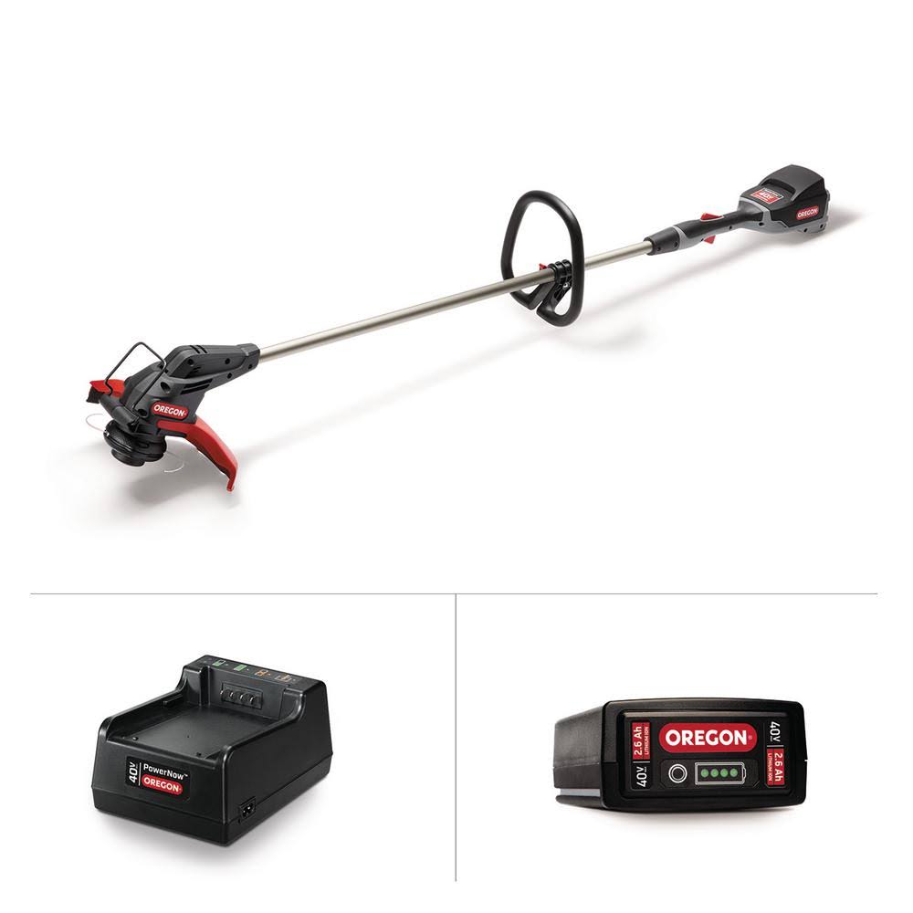 Oregon Cordless 40V Max ST275 Trimmer/Edger Kit with 2.6 Ah Battery, Charger u0026 Gator Speed Load System 590498 - Image 4