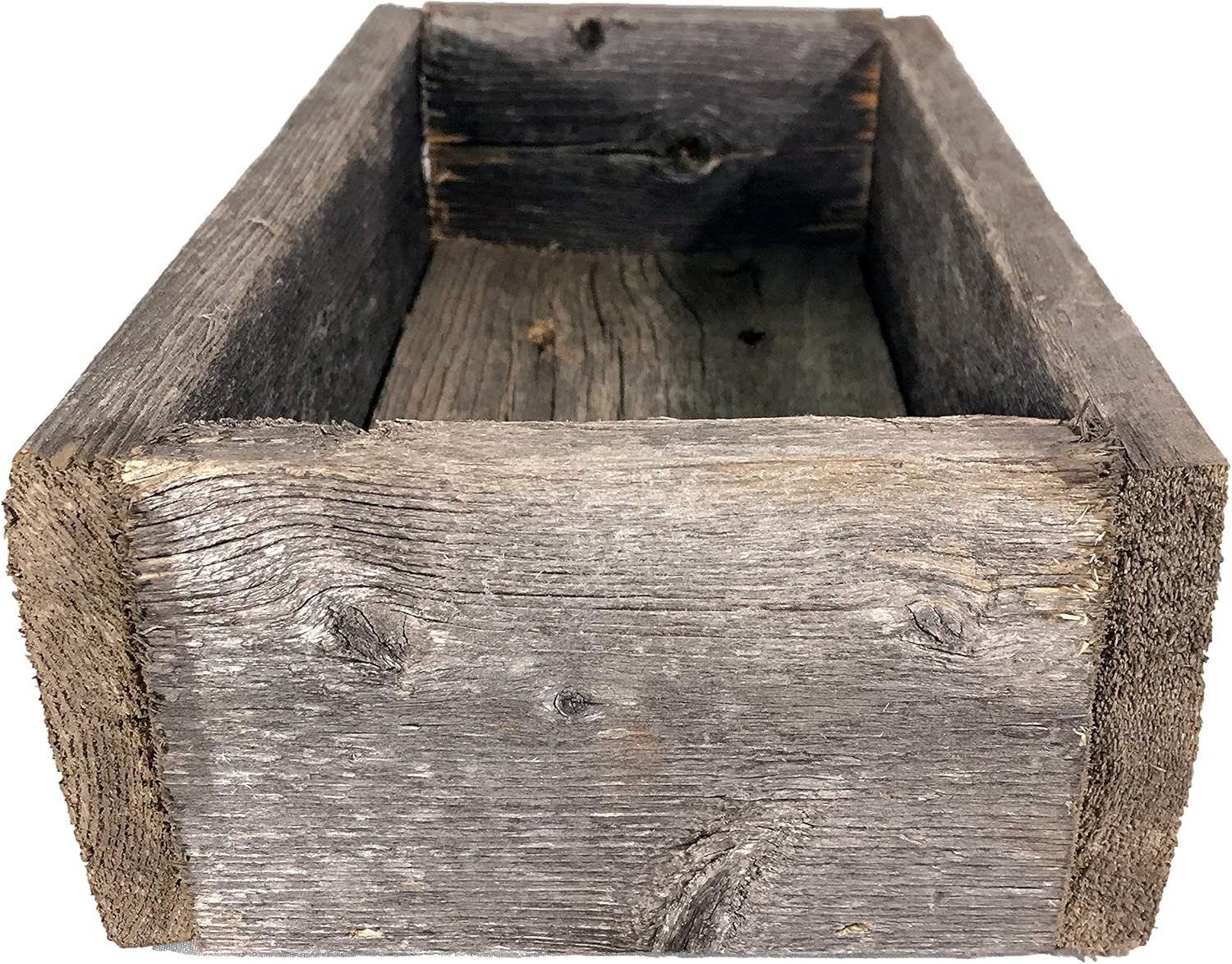 Barnwood Decor Of OKC| Old Farmhouse Barnwood Decorative Rustic Display Box made from 100% Authentic Reclaimed Wood Pack of 2 - Image 4