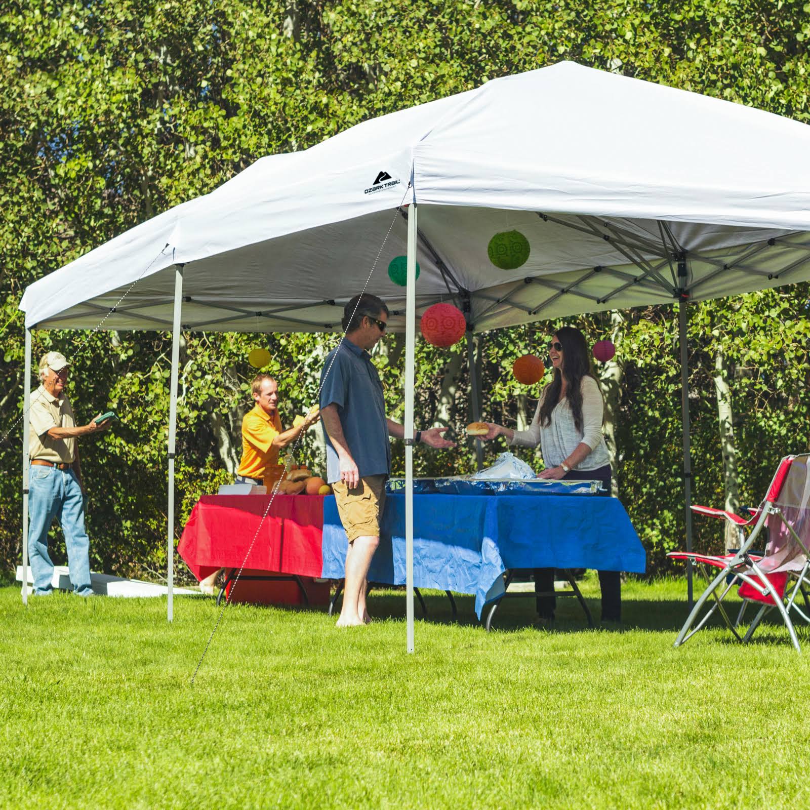 Ozark Trail 20×10 Straight Leg Instant Canopy (200 Sq. ft Coverage) - Image 4