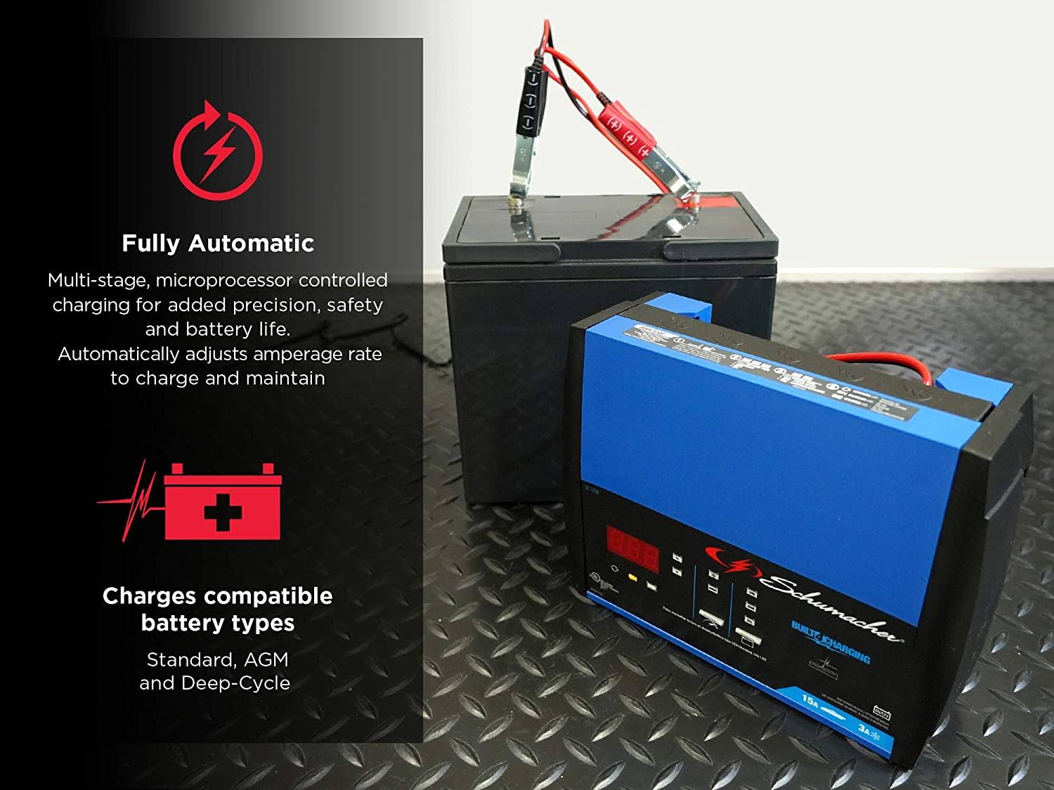 Schumacher 15 Amp Battery Charger Sc1359 - Image 7