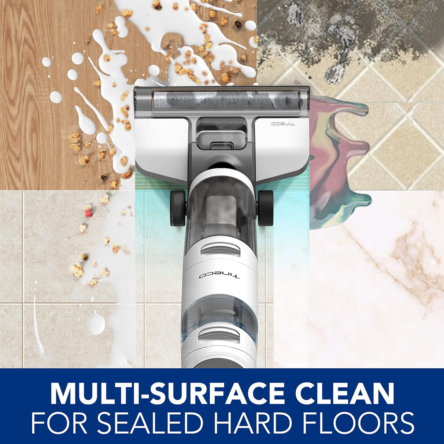 Tineco iFLOOR 3 Breeze Complete Wet Dry Vacuum Cordless Floor Cleaner and Mop One-Step Cleaning for Hard Floors - Image 3