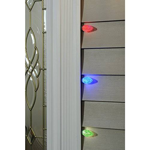 GE Color Effects 50-Count 32.67-ft Multi-Function Color Changing C9 LED Plug-In Indoor/Outdoor Christmas String Lights Energy St - Image 3