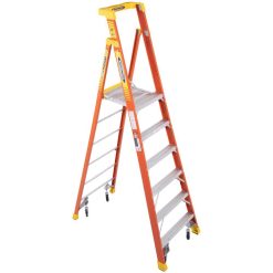 Alternative view of Werner PD6206-4C Podium Stepladder,6 Ft,fiberglass,300 lb