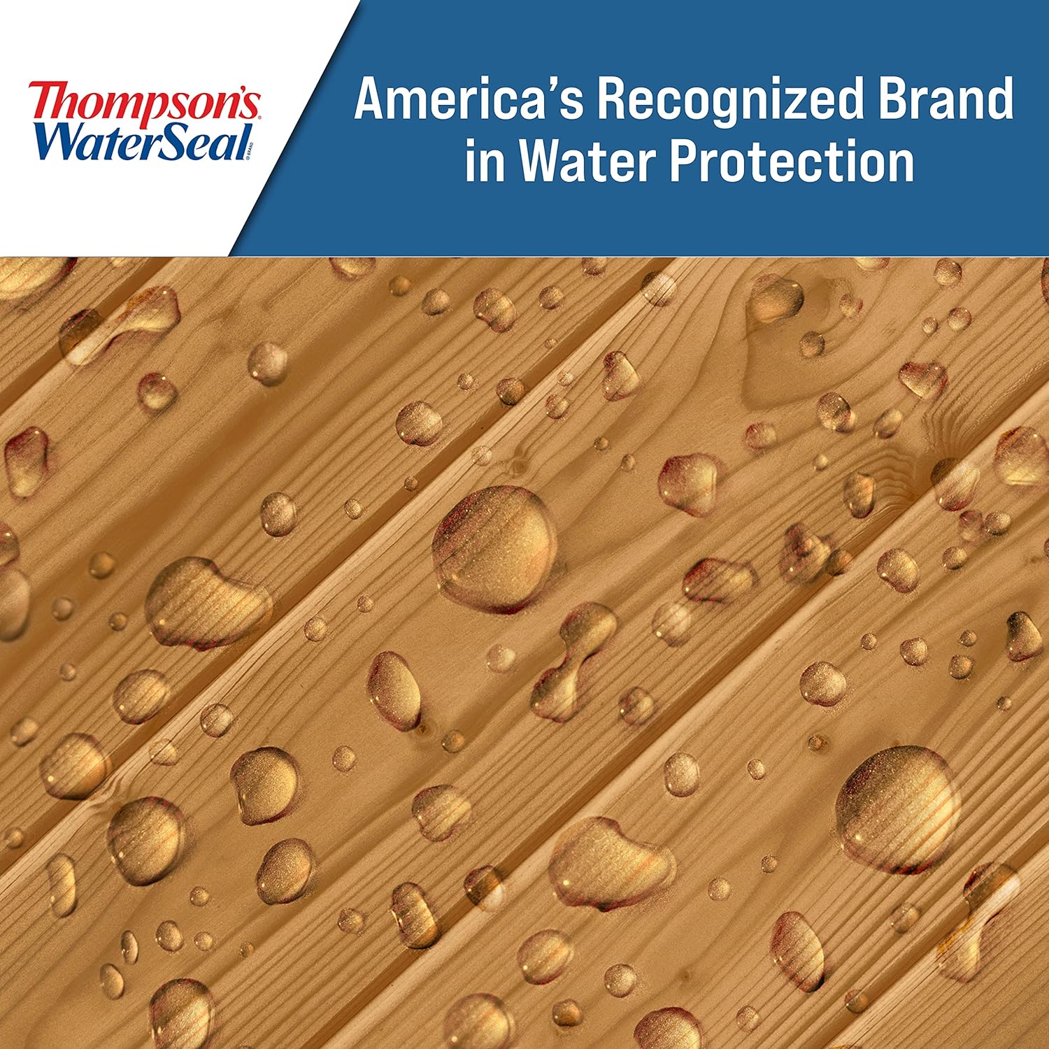 Thompson??s WaterSeal Transparent Waterproofing Wood Stain and Sealer, Harvest Gold, 1 Gallon - Image 5