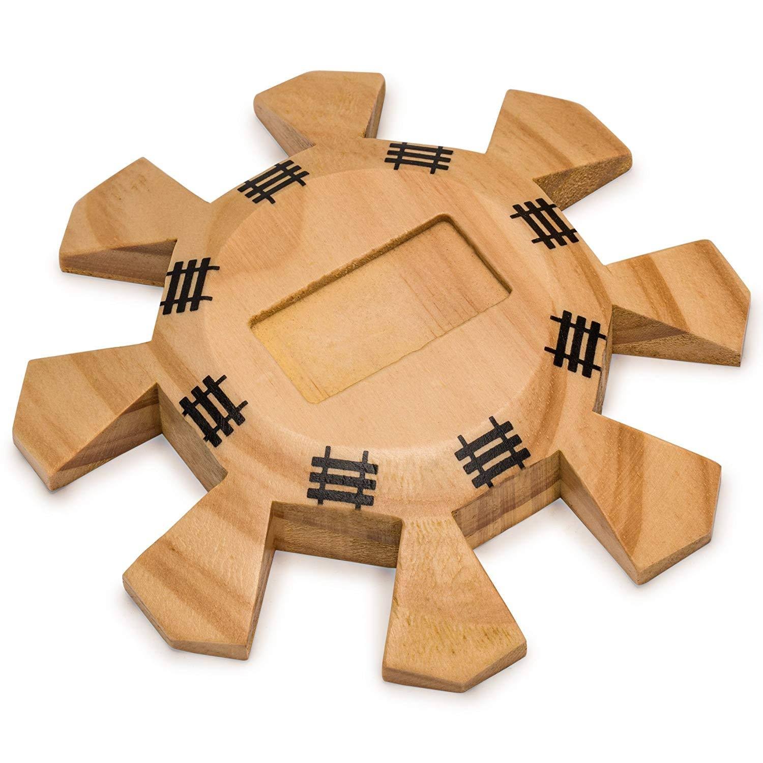Yellow Mountain Imports – Complete Mexican Train Dominoes Set with Double 12 Dominoes Featuring Numerals, Wooden Hub, Train Mark - Image 3