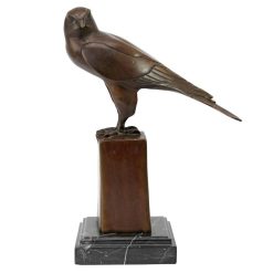 Alternative view of Design Toscano Noble Falcon Cast Bronze Statue