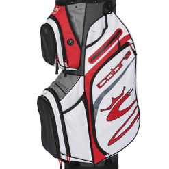 Cobra Golf 2020 Ultralight Cart Bag – Black-High Risk Red-White