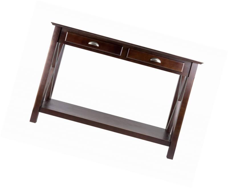 Xola Console Table with 2 Drawers – Cappuccino – Winsome - Image 9