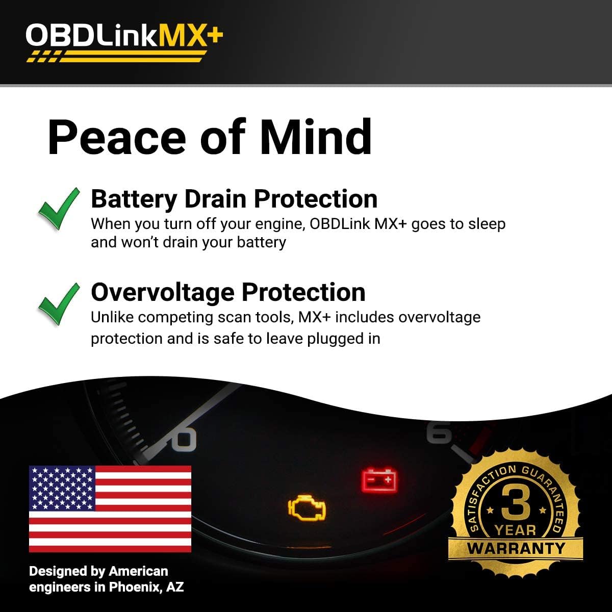 OBDLink MX+ OBD2 Bluetooth Scanner for iPhone, Android, and Windows - Image 4