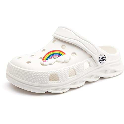 WOUEOI Kid’s Girls Boys Clogs Garden Shoes Cartoon Slides Sandals Beach Slipper Children - Image 2