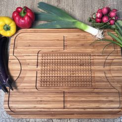 Alternative view of Organic Extra Large Bamboo Cutting Board – Extra Large Wood Cutting Board – Bamboo Carving Board for Meat Cheese and Vegetables ?C Reversible Large Wooden Cutting Boards for Kitchen ?C Reversible Cuttin