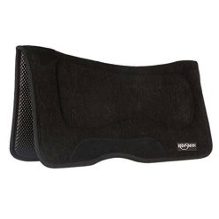 Alternative view of Reinsman M2 Lite Square Contour Saddle Pad with Tacky Too, Black