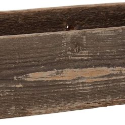 Barnwood Decor Of OKC| Old Farmhouse Barnwood Decorative Rustic Display Box made from 100% Authentic Reclaimed Wood Pack of 2