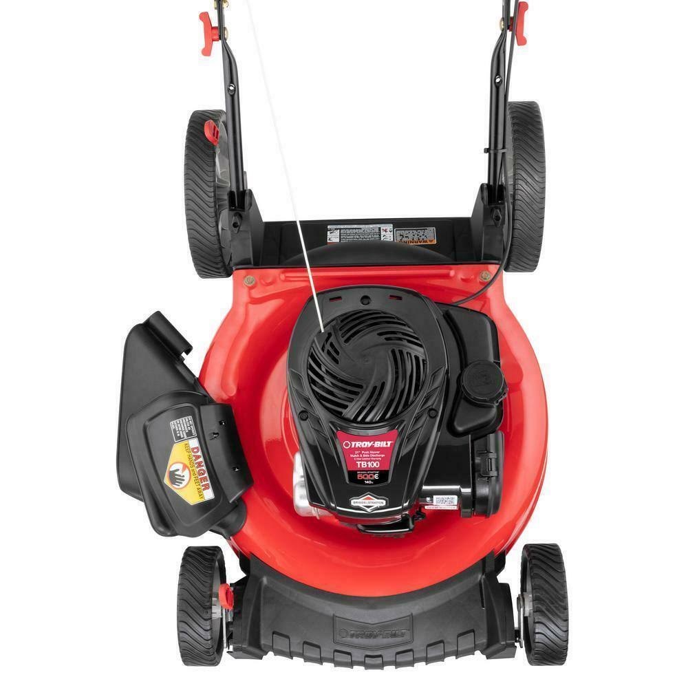 Troy-Bilt Tb100 Walk Behind Push Mower with Briggs and Straton Engine - Image 5