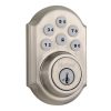 Kwikset 909 SmartCode Electronic Deadbolt Featuring SmartKey in Satin Nickel