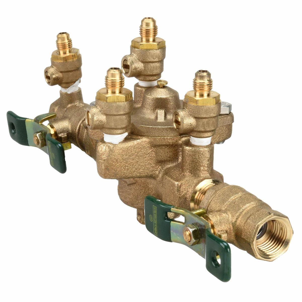 Watts 1/2 LF 009QT Reduced Pressure Zone Backflow Preventer - Image 2