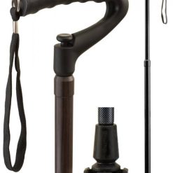 Ergocane Fully Adjustable Ergonomic Cane (Brown)