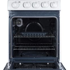 Alternative view of Summit RG200WS 20 Freestanding Gas Range with 4 Burners 2.3 cu. ft. Oven Capacity Broiler Compartment ADA Compliant in White