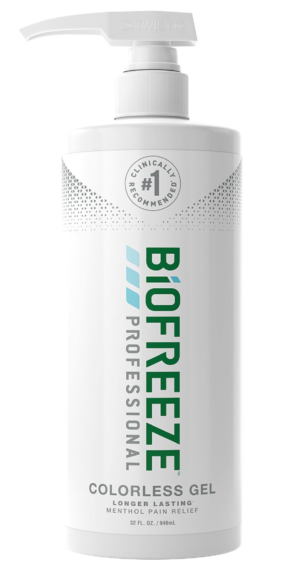 Biofreeze Professional Pain Relief Gel 32 oz. Pump Colorless