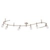 Catalina Lighting 96” 6-Light LED Flex Track Brushed Nickel