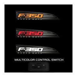 Alternative view of 2011 Ford F350 Recon Illuminated F350 Badge Fender Emblems