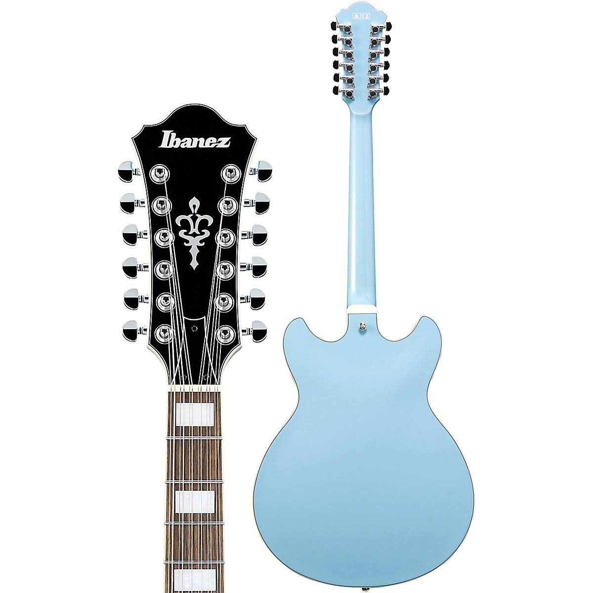 Ibanez Artcore AS7312 Electric Guitar, 12-String, Mint Blue - Image 4