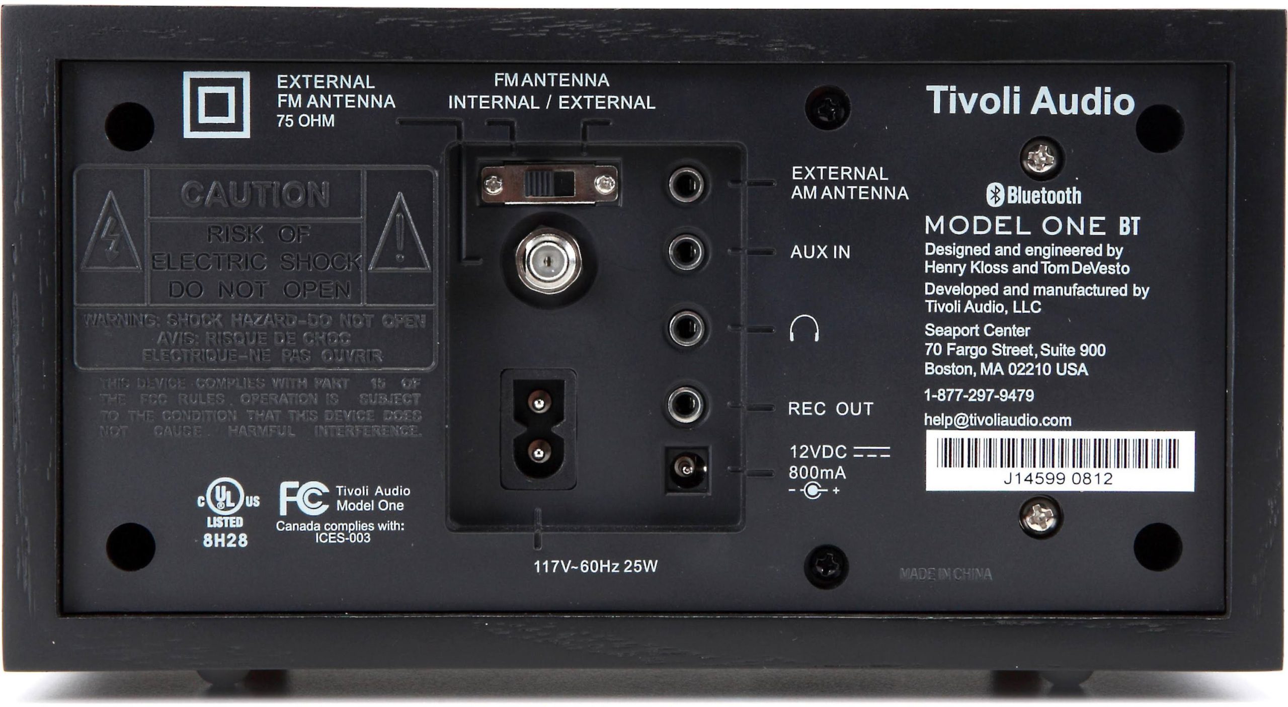 Tivoli Audio Model One Bluetooth AM/FM Radio (Walnut/Beige) - Image 7