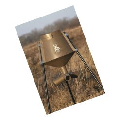 Alternative view of Boss Buck 350-Lb. Protein Feeder – Stainless Steel