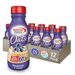 Alternative view of 12 Premier Protein Blueberries Cream 20g Protein Shake with Oats 11.5 fl oz