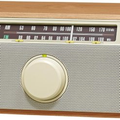 Sangean WR-12BT AM/FM/Bluetooth/AUX-In Stereo Analog Wooden Cabinet Radio (Dark Walnut)