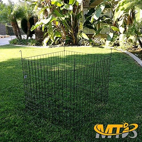 MTB Garden Wire Compost Bin 30x30x24 inches, Green, Garden Bed Fencing - Image 4