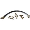 SI-TEX Autopilot Hydraulic Steering Installation Kit w-Hoses u0026 Fittings