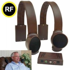 Alternative view of Audio Fox TV Listening Speaker – Brown