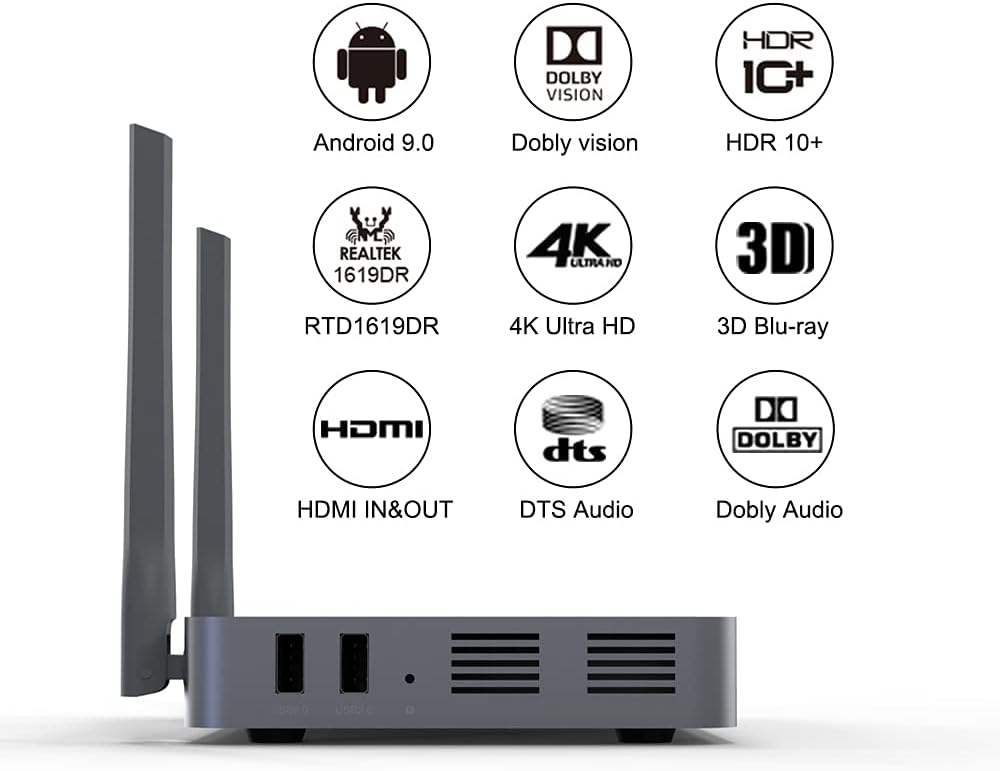 Zidoo Z9X 4K Media Player Android 9.0 2G+16G Android VS10 Image Quality Engine Android TV Box with HDR10+ - Image 3