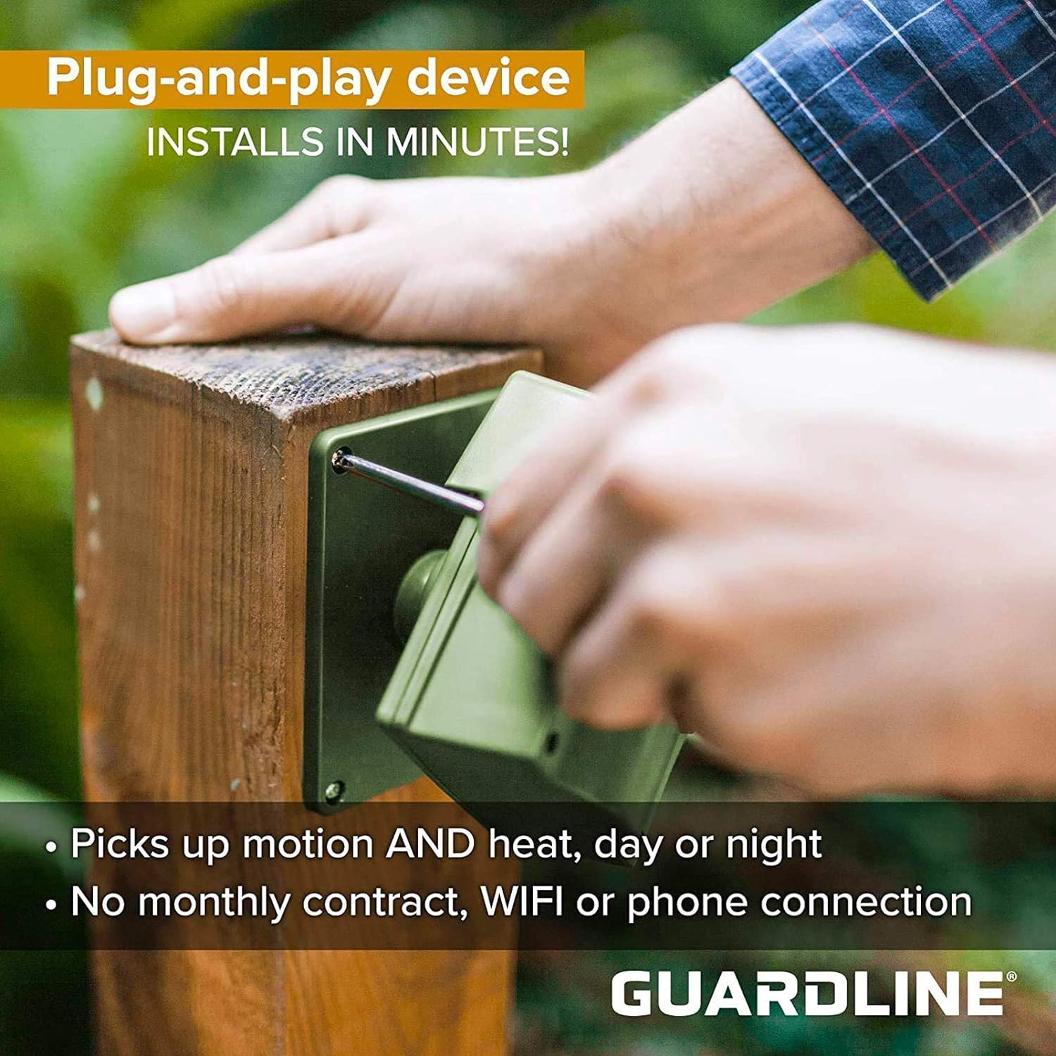 Guardline Wireless Driveway Alarm – 4 Motion Detector Alarm Sensors & 1 Receiver, 1/4 Mile Range, Weatherproof Outdoor Security Alert System for Home & Property - Image 3