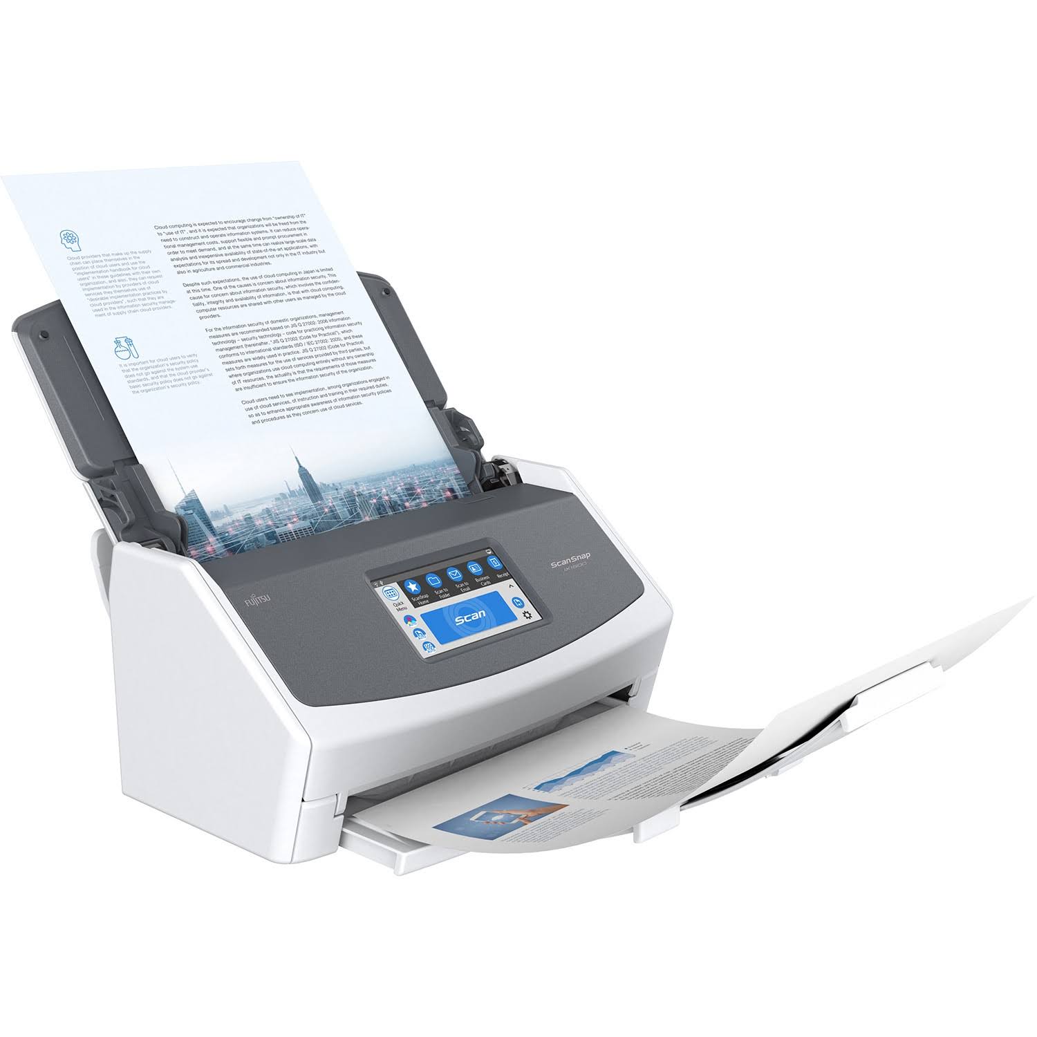 Fujitsu ScanSnap iX1600 Scanner White - Image 7