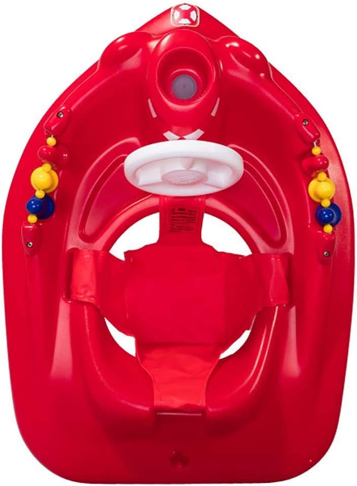 SwimWays Plastic Molded Baby Swimming Pool Tug Boat Float with Toys and Canopy - Image 8