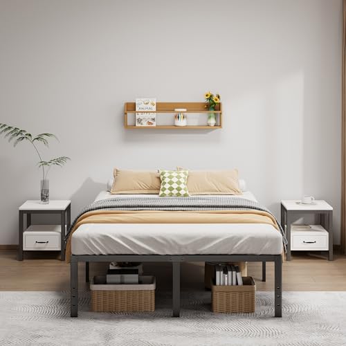 Metal Bed Frame Full Size – 14 Inch Heavy-Duty Full Platform Bed Frame No Box Spring Needed, Easy Assembly, Noise-Free, Sturdy Mattress Foundation, Underbed Storage Space - Image 49